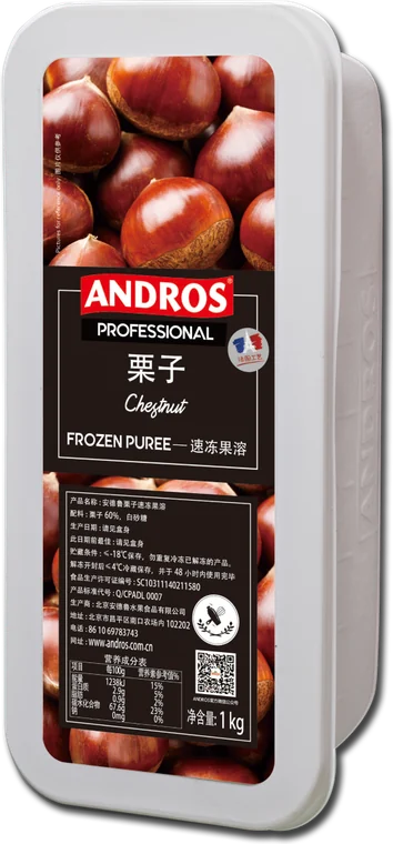 ANDROS Frozen Puree — Каштан