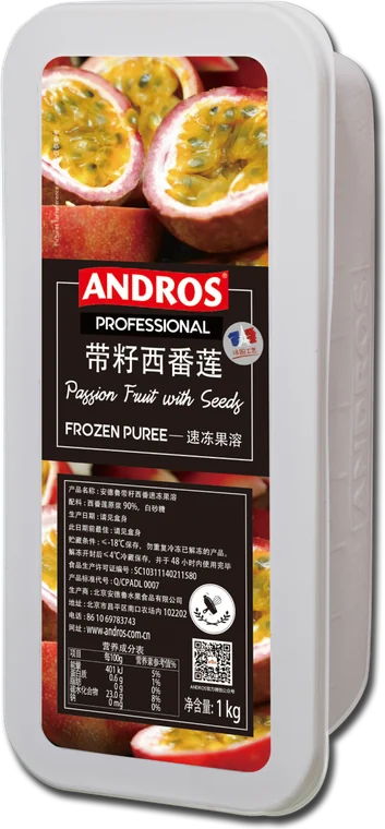 ANDROS Frozen Puree — Маракуйя с семенами