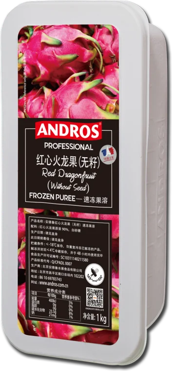 ANDROS Frozen Puree — Красная питайя