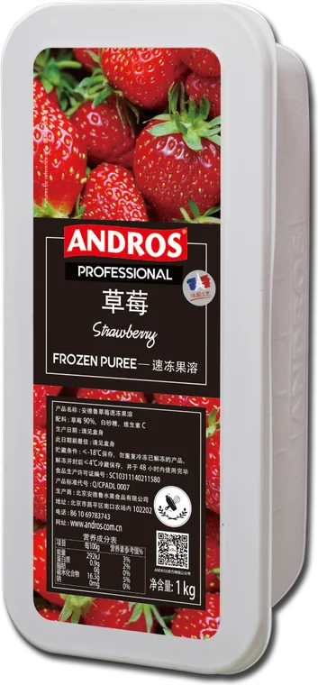 ANDROS Frozen Puree — Клубника