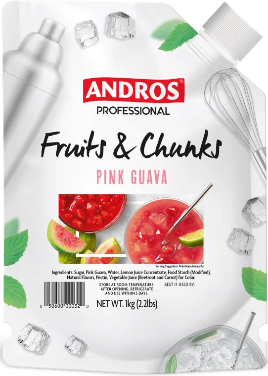 ANDROS Fruit & Chunks — Розовая гуава